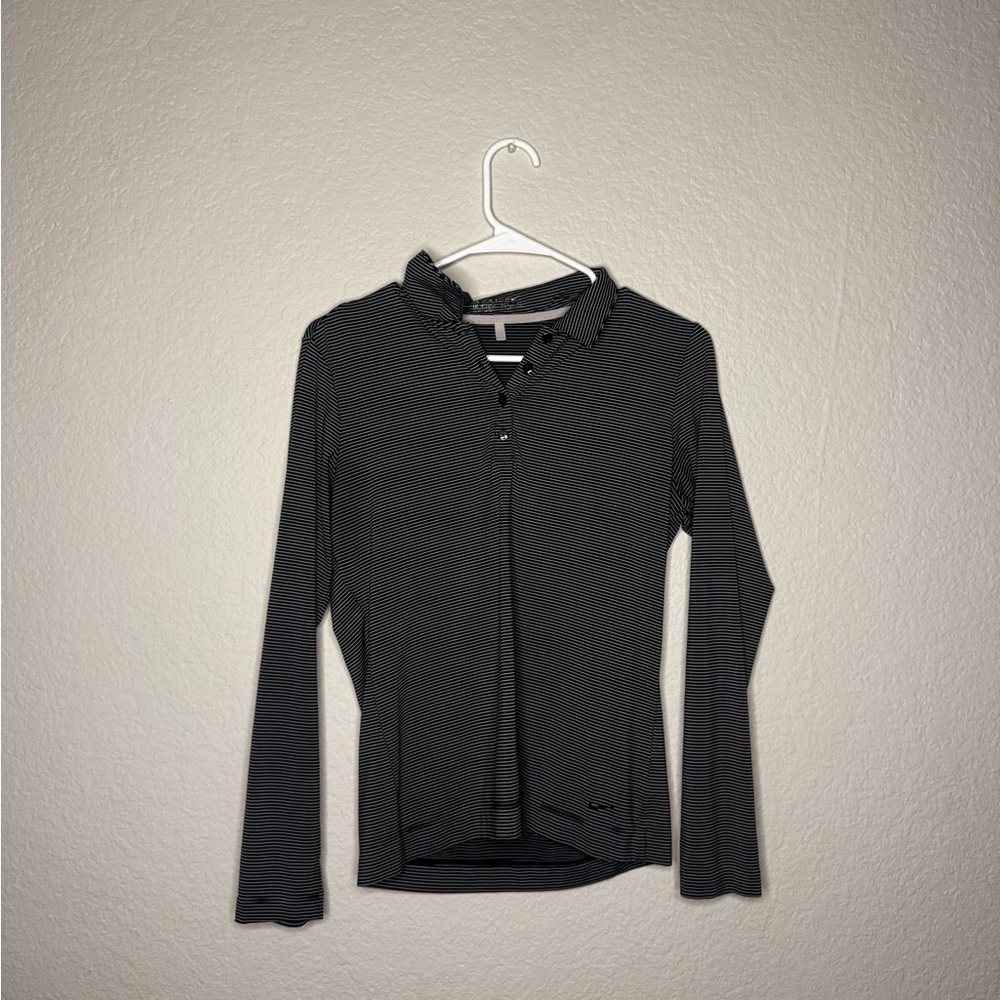 Black Striped Women's Top
